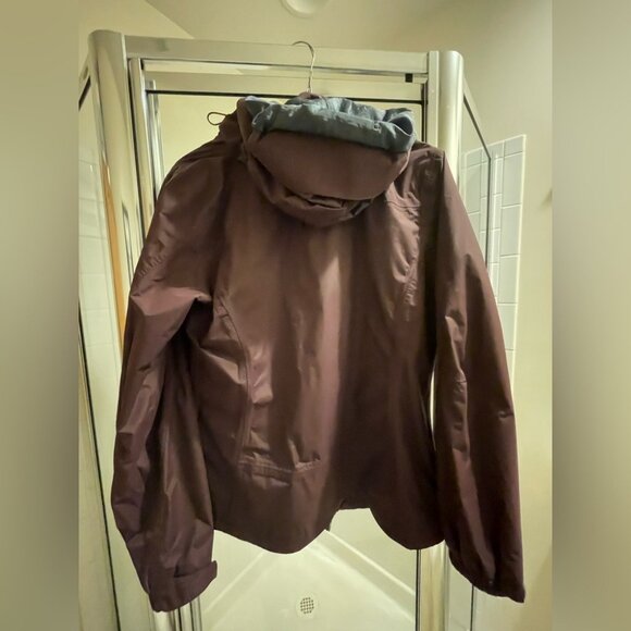 Eddie Bauer Jacket - Burgundy - L - Longsleeve Y2K Officewear Windbreaker Jacket - Picture 2 of 8